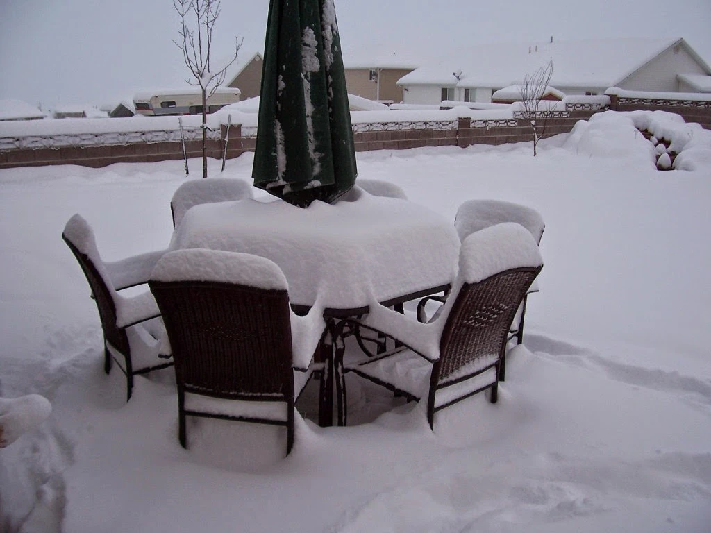 A foot of snow in Cedar City